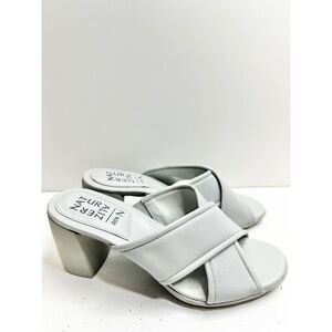 Naturalizer Sandals Womens 8.5 Gray Genn-Rhythm Criss-Cross Open Toe Heels‎